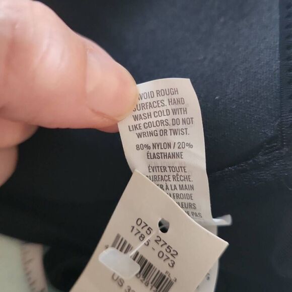 Aerie Women's Size 32C Black Twist Front Pushup Underwire Halter Bikini Top - Picture 7 of 7